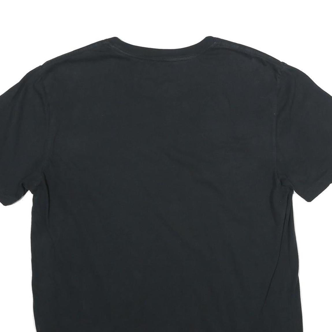 TRUE RELIGION Mens Black Graphic T-Shirt M Short Sleeve Crew Neck Cotton