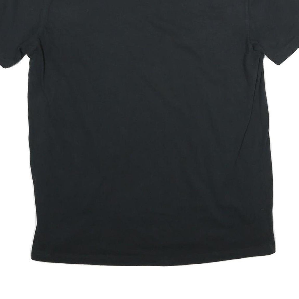 TRUE RELIGION Mens Black Graphic T-Shirt M Short Sleeve Crew Neck Cotton