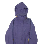 SEVEN Womens Rain Jacket Purple Nylon Hooded S