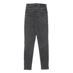 LEVI'S 721 BIG E Womens Jeans Black Slim Skinny Denim Medium W24 L28 Stretch