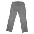 DICKIES Mens Jeans Grey Regular Straight Denim W34 L30 Workwear Pocket Zip