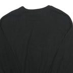 ZARA Womens Black Plain Crew Neck Basic Knit S Slim Fit Jumper Lightweight