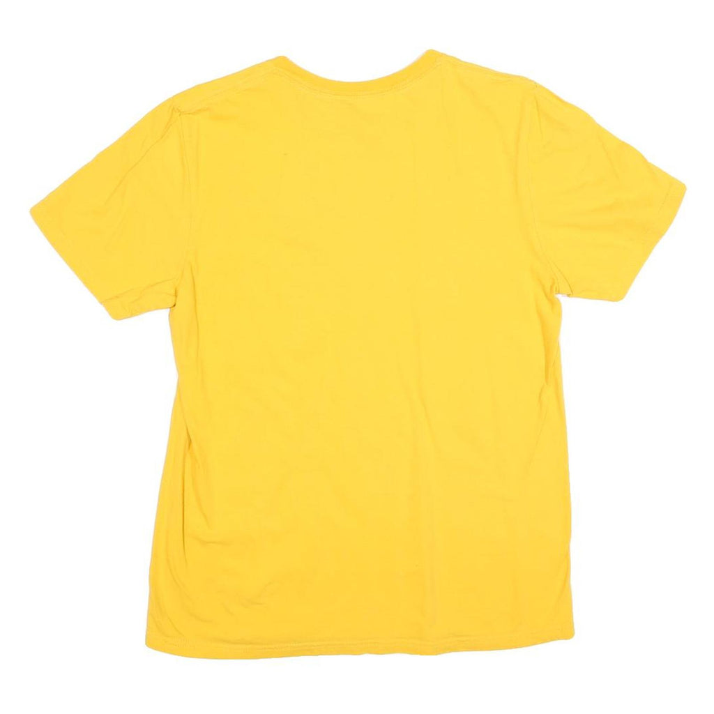 ADIDAS Mens Yellow Strength In Numbers Graphic T-Shirt M Short Sleeve Crew Neck