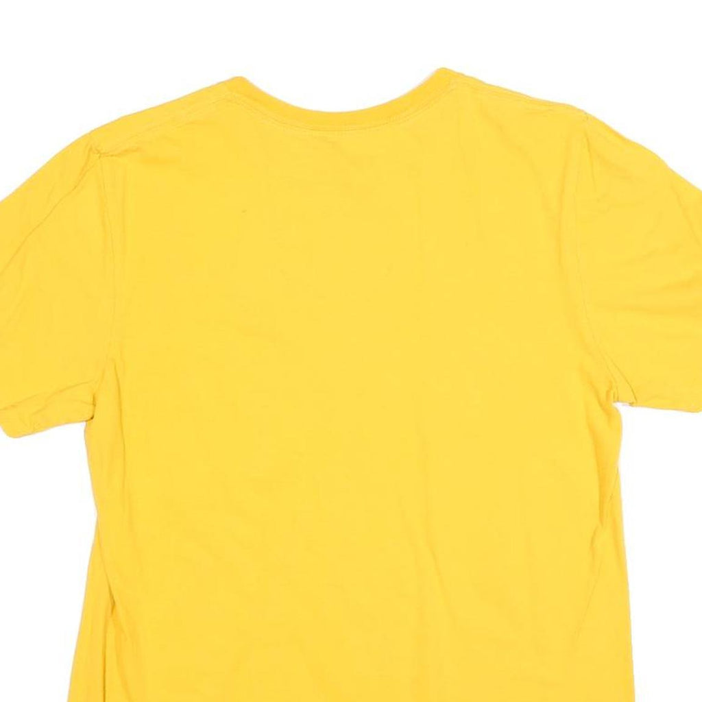 ADIDAS Mens Yellow Strength In Numbers Graphic T-Shirt M Short Sleeve Crew Neck
