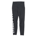 UNDER ARMOUR Womens Black Joggers Slim Tapered S W24 L28 Logo Print