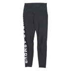 UNDER ARMOUR Womens Black Joggers Slim Tapered S W24 L28 Logo Print