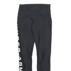 UNDER ARMOUR Womens Black Joggers Slim Tapered S W24 L28 Logo Print