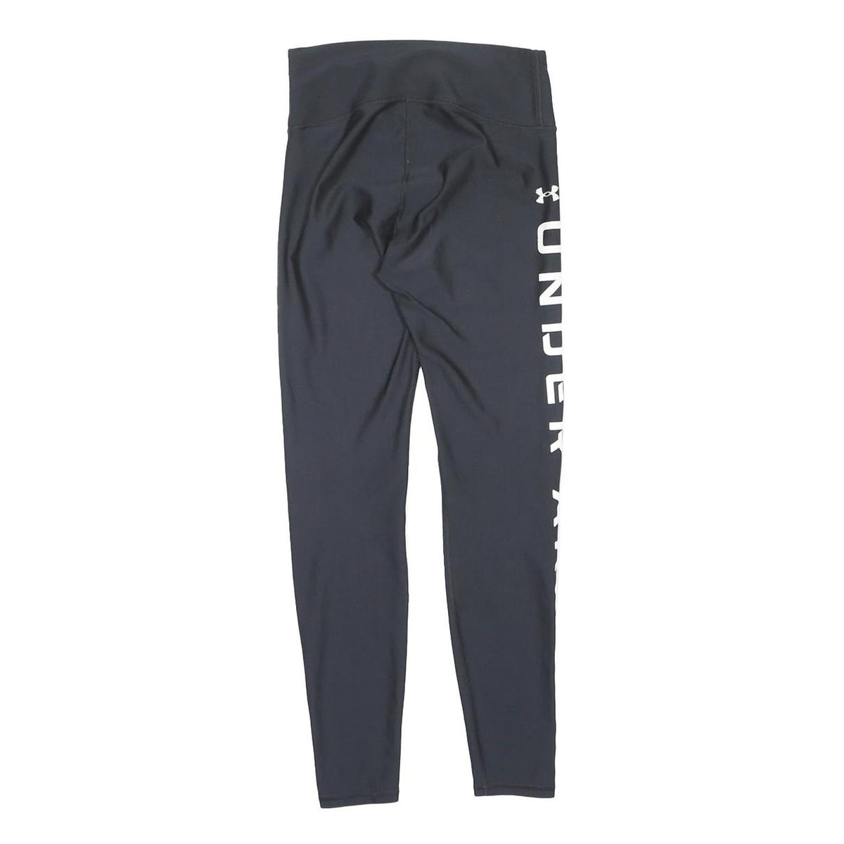 UNDER ARMOUR Womens Black Joggers Slim Tapered S W24 L28 Logo Print