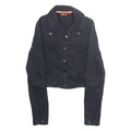 PUMA Womens Denim Jacket Beige S