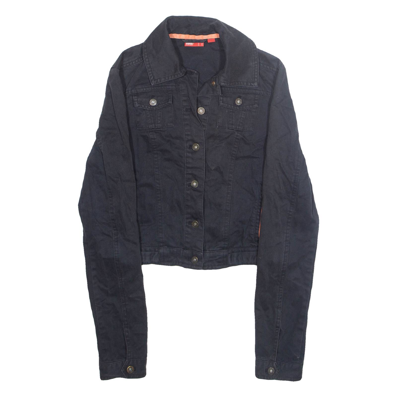 PUMA Womens Denim Jacket Beige S