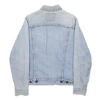 LEVI'S Mens Blue Denim Jacket S Cotton Button Closure Classic Fit Plain Casual
