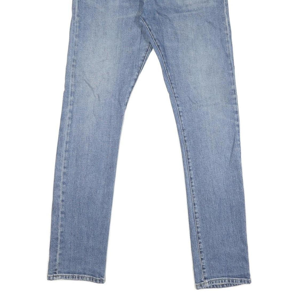 CARHARTT Mens Regular Fit Blue Denim Jeans Button W31 L32 Classic Style Casual