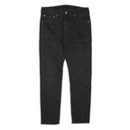 LEVI'S 512 Tapered Mens Jeans Black Regular Tapered Denim Medium W32 L29