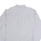 TOMMY HILFIGER Mens Blue Striped Shirt XL Classic Button Down Cotton Casual