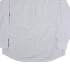 TOMMY HILFIGER Mens Blue Striped Shirt XL Classic Button Down Cotton Casual