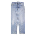 LEE Womens Regular Fit Blue Denim Straight Leg Cotton Blend Jeans W31 L28 Zip