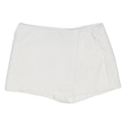 FOREVER 21 Womens White Casual Skort L W32 Cotton Blend Minimalist Style