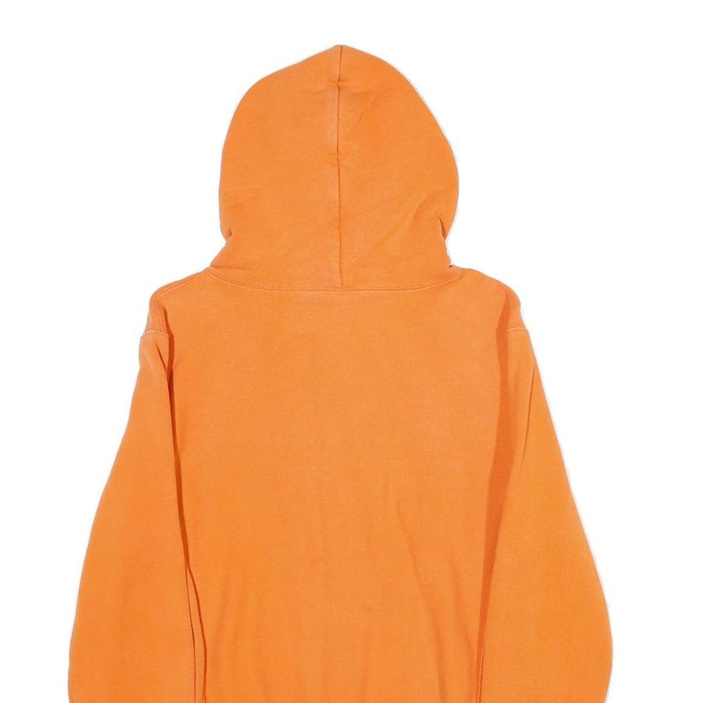 CHAMPION REVERSE WEAVE Mens Orange Hoodie XS Classic Pullover Cotton Casual
