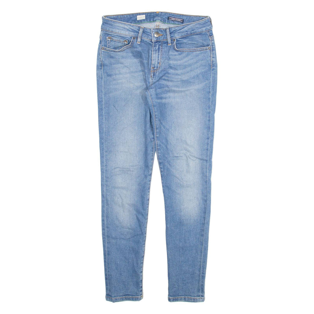 TOMMY HILFIGER Womens Jeans Blue Slim Skinny Stone Wash W27 L27