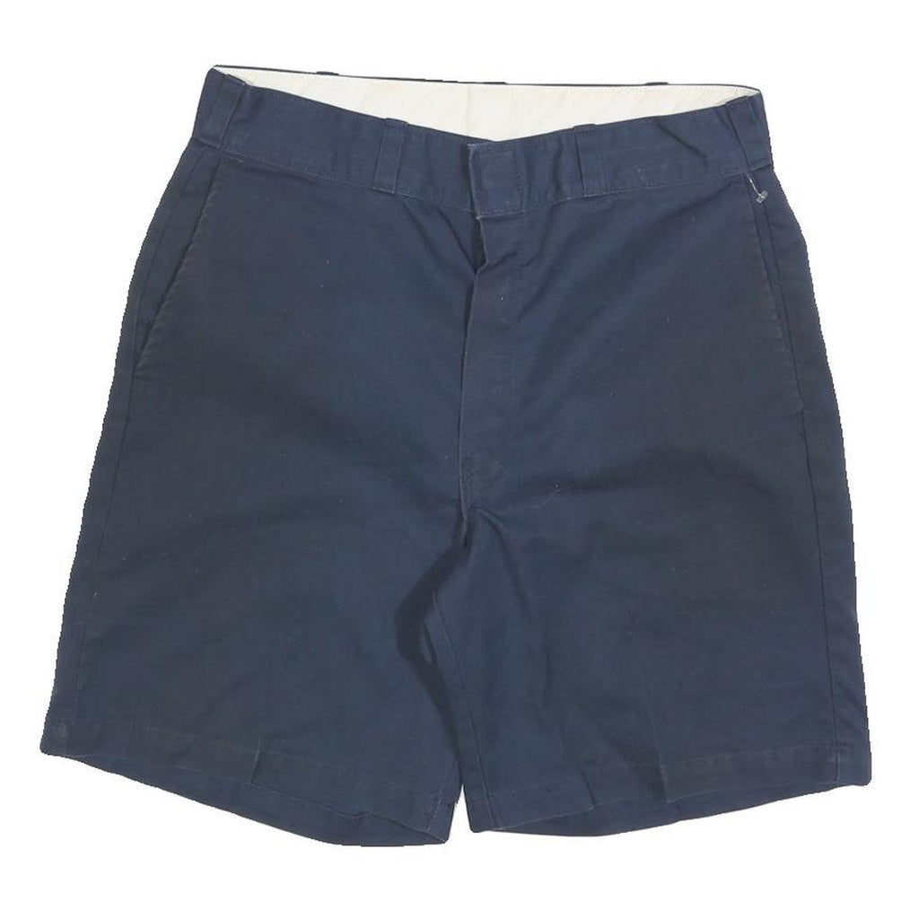 DICKIES Mens Shorts Navy Blue Casual Cotton Blend M W30 Workwear