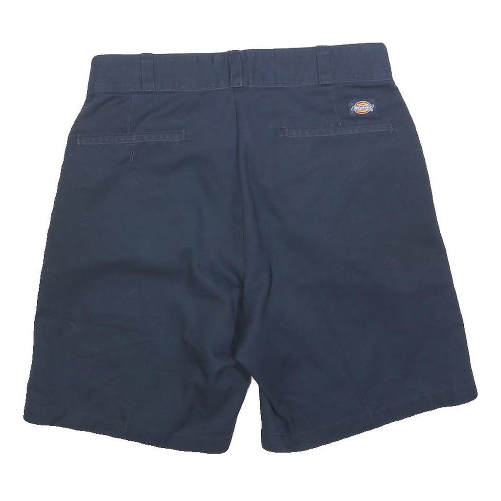 DICKIES Mens Shorts Navy Blue Casual Cotton Blend M W30 Workwear