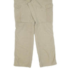 CARHARTT Mens Cotton Blend Beige Regular Straight Trousers W34 L34 Utility