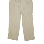 CARHARTT Mens Cotton Blend Beige Regular Straight Trousers W34 L34 Utility