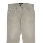 CALVIN KLEIN JEANS Mens Regular Fit Beige Denim W38 L30 Zip Cotton Blend Casual