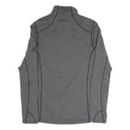 MAMMUT Womens Grey & Navy Zip Jacket S Polyester Blend Plain Activewear Outdoor