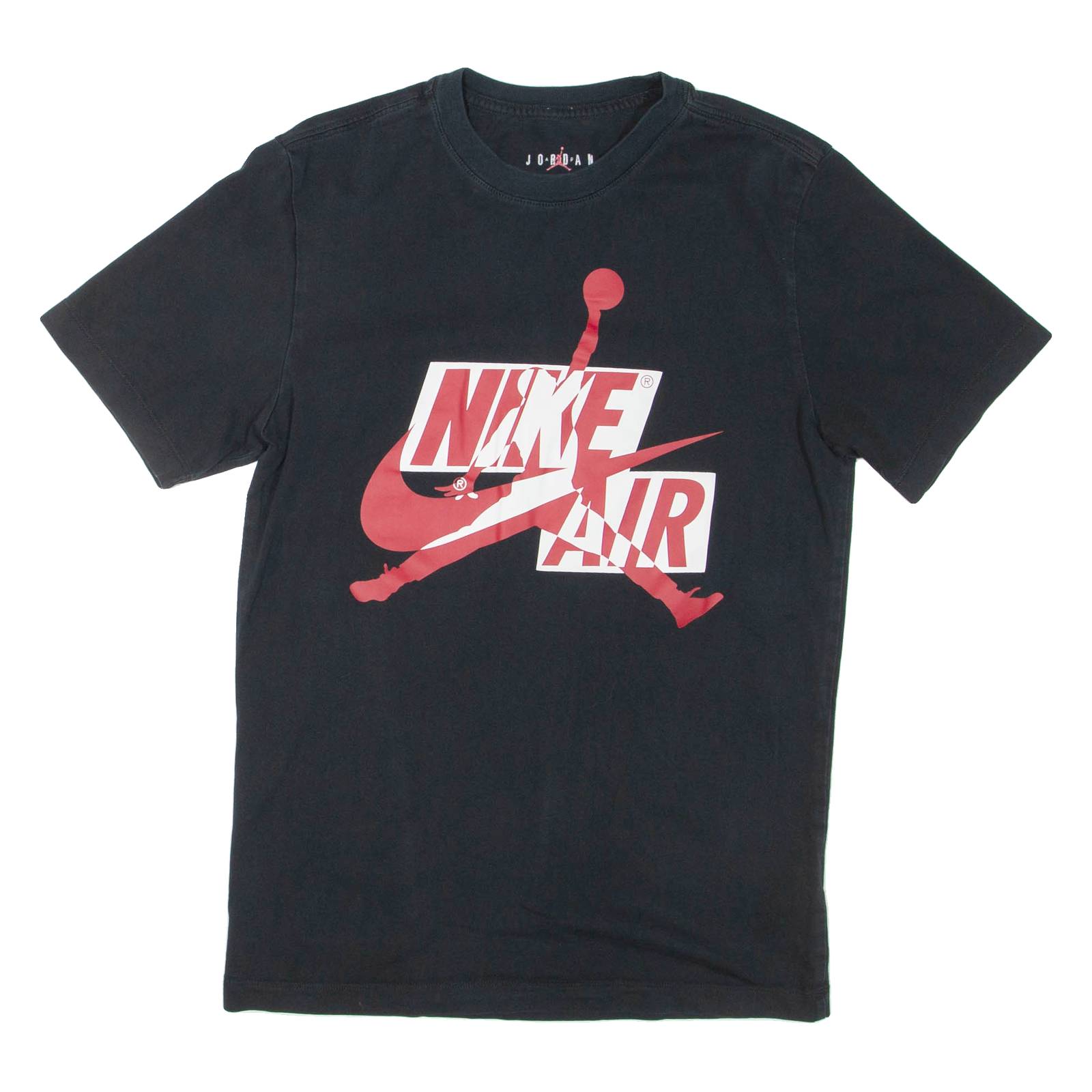 AIR JORDAN Mens T-Shirt Black S