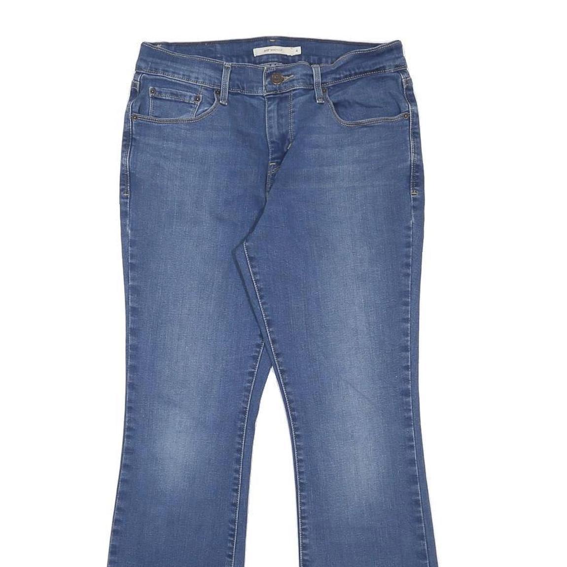 LEVI'S 515 Womens Blue Regular Bootcut Denim Medium W27 L30 Stretch Cotton Blend