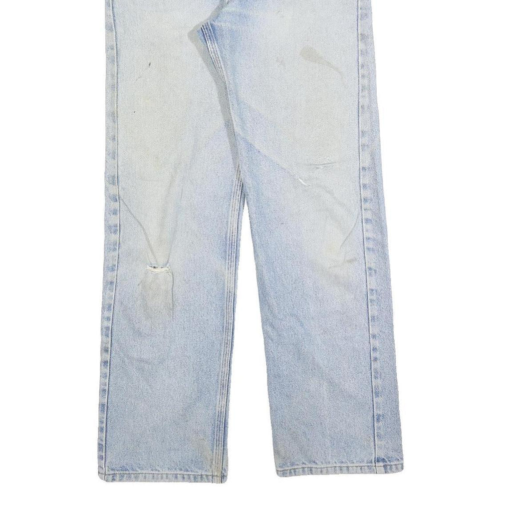 CARHARTT Mens Jeans Blue Regular Straight Denim Medium W32 L32 Workwear Zip