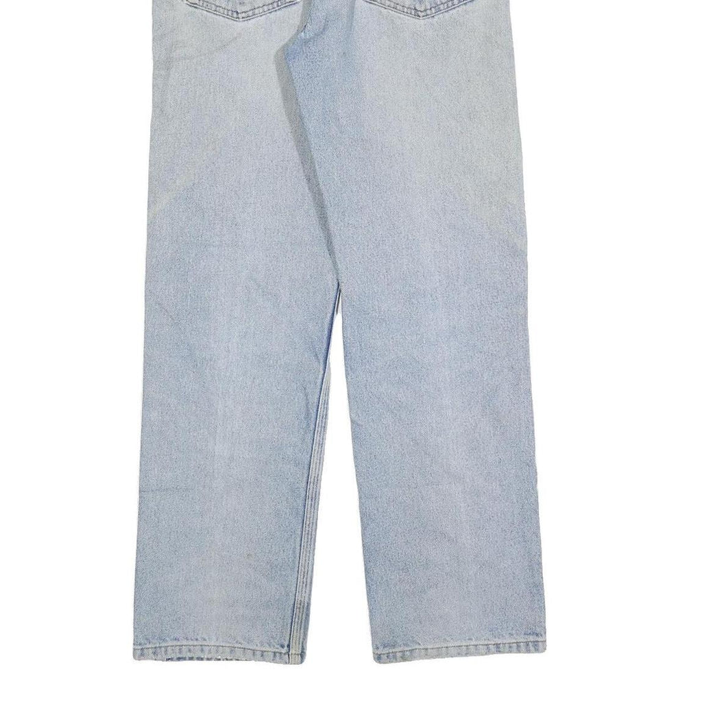 CARHARTT Mens Jeans Blue Regular Straight Denim Medium W32 L32 Workwear Zip