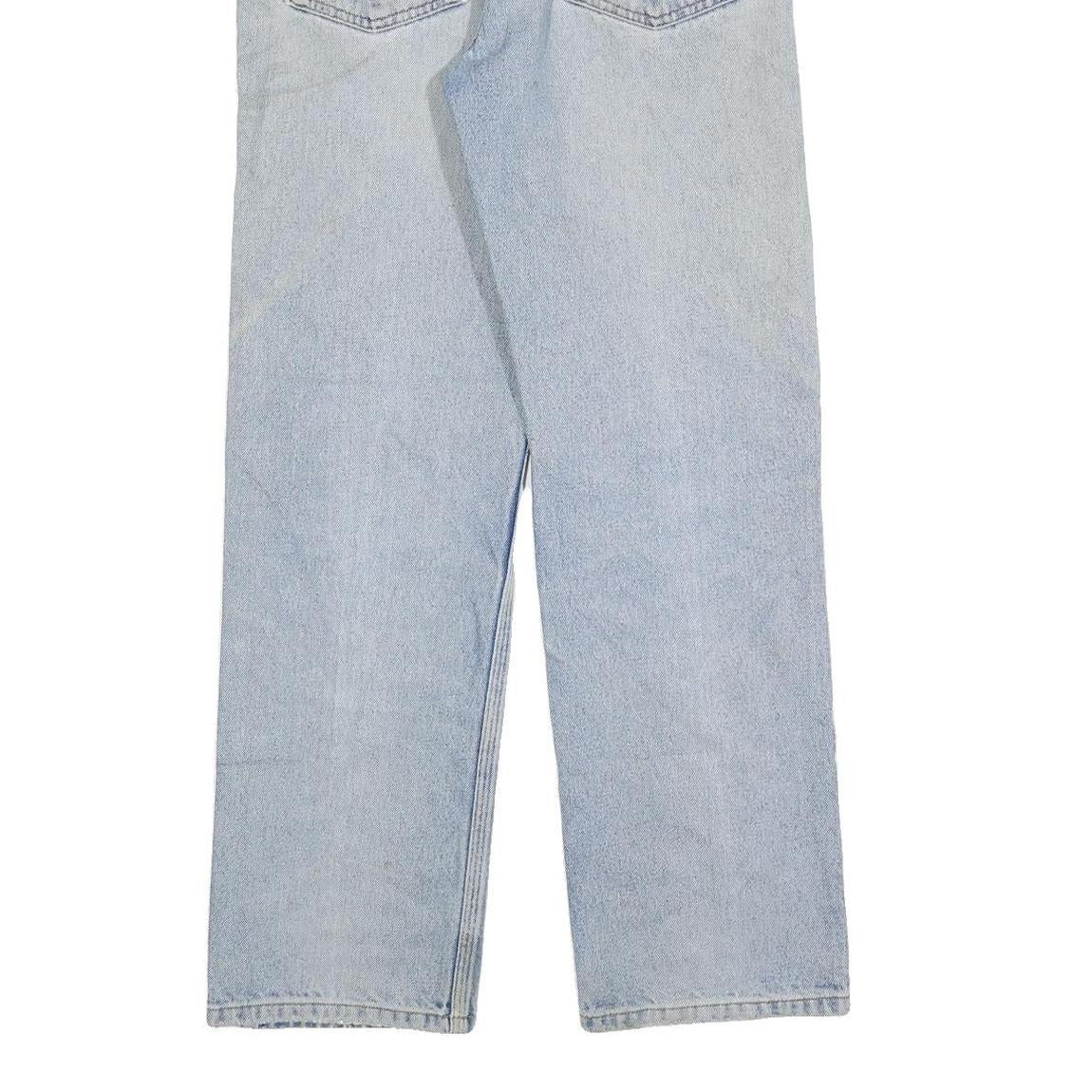 CARHARTT Mens Jeans Blue Regular Straight Denim Medium W32 L32 Workwear Zip