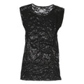 RAGE Womens Black Sequin Lace Mini Dress Polyester Blend Sleeveless UK 10 Party