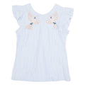 ROSEBUD Womens Printed Top Blue Sleeveless Striped S