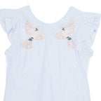 ROSEBUD Womens Printed Top Blue Sleeveless Striped S