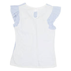 ROSEBUD Womens Printed Top Blue Sleeveless Striped S