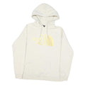 THE NORTH FACE Womens Cream Hoodie L Cotton Blend Pullover Hooded Sweatshirt