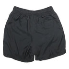 NIKE Mens Black Casual Shorts S W26 Polyester Sportswear Logo