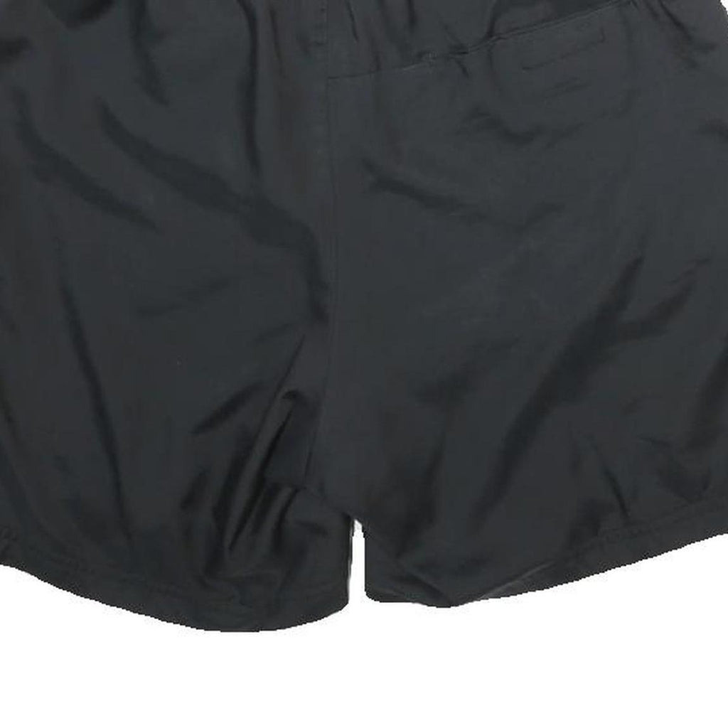 NIKE Mens Black Casual Shorts S W26 Polyester Sportswear Logo