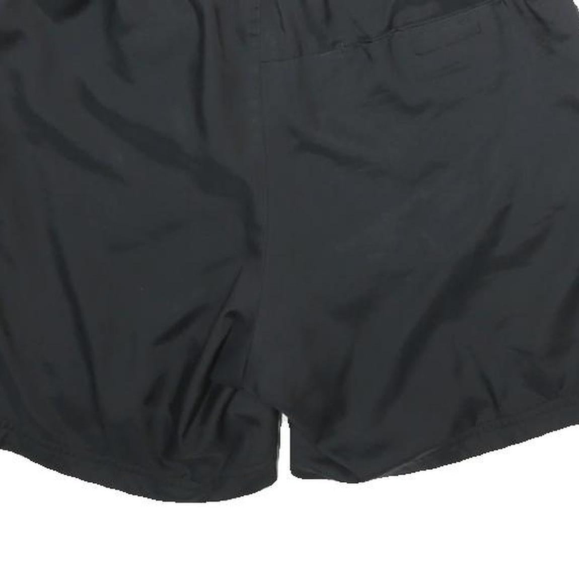 NIKE Mens Black Casual Shorts S W26 Polyester Sportswear Logo