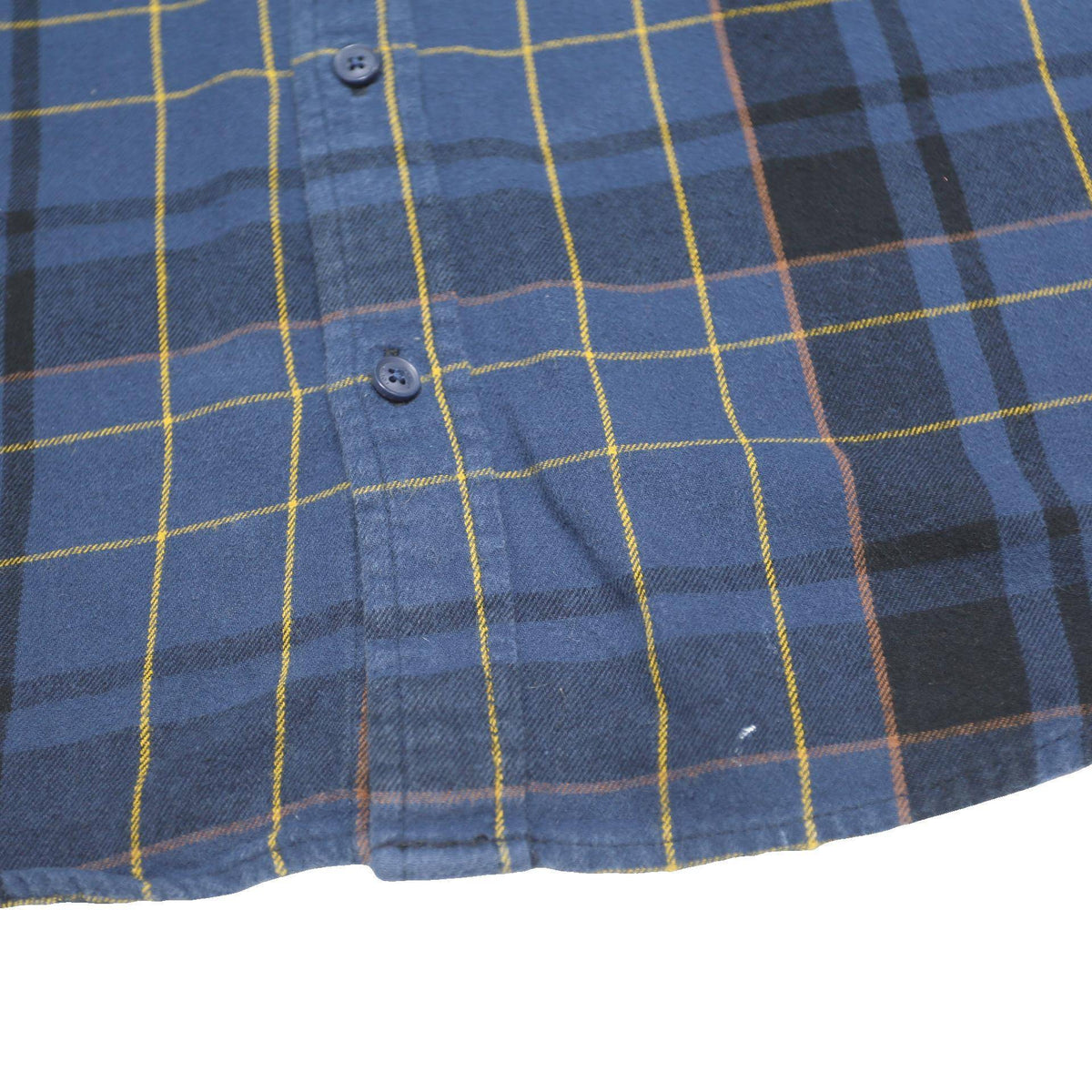 LEVI'S Mens Blue Check Shirt L Casual Cotton Long Sleeve Flannel