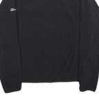 BERGHAUS Womens Black Plain Polyester Jumper 1/4 Zip Regular UK 14 Outdoor