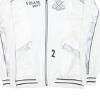ERIMA Mens White & Silver UHC Nuglar United Jacket M Polyester Blend Zip