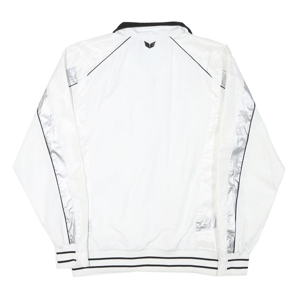 ERIMA Mens White & Silver UHC Nuglar United Jacket M Polyester Blend Zip
