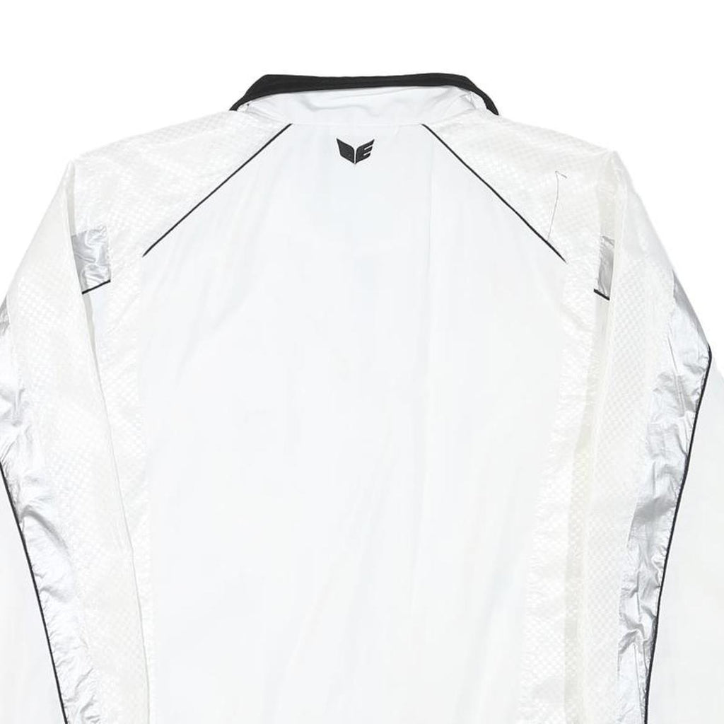 ERIMA Mens White & Silver UHC Nuglar United Jacket M Polyester Blend Zip