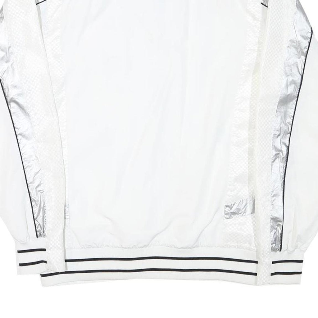 ERIMA Mens White & Silver UHC Nuglar United Jacket M Polyester Blend Zip