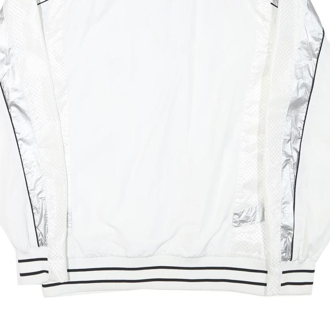 ERIMA Mens White & Silver UHC Nuglar United Jacket M Polyester Blend Zip