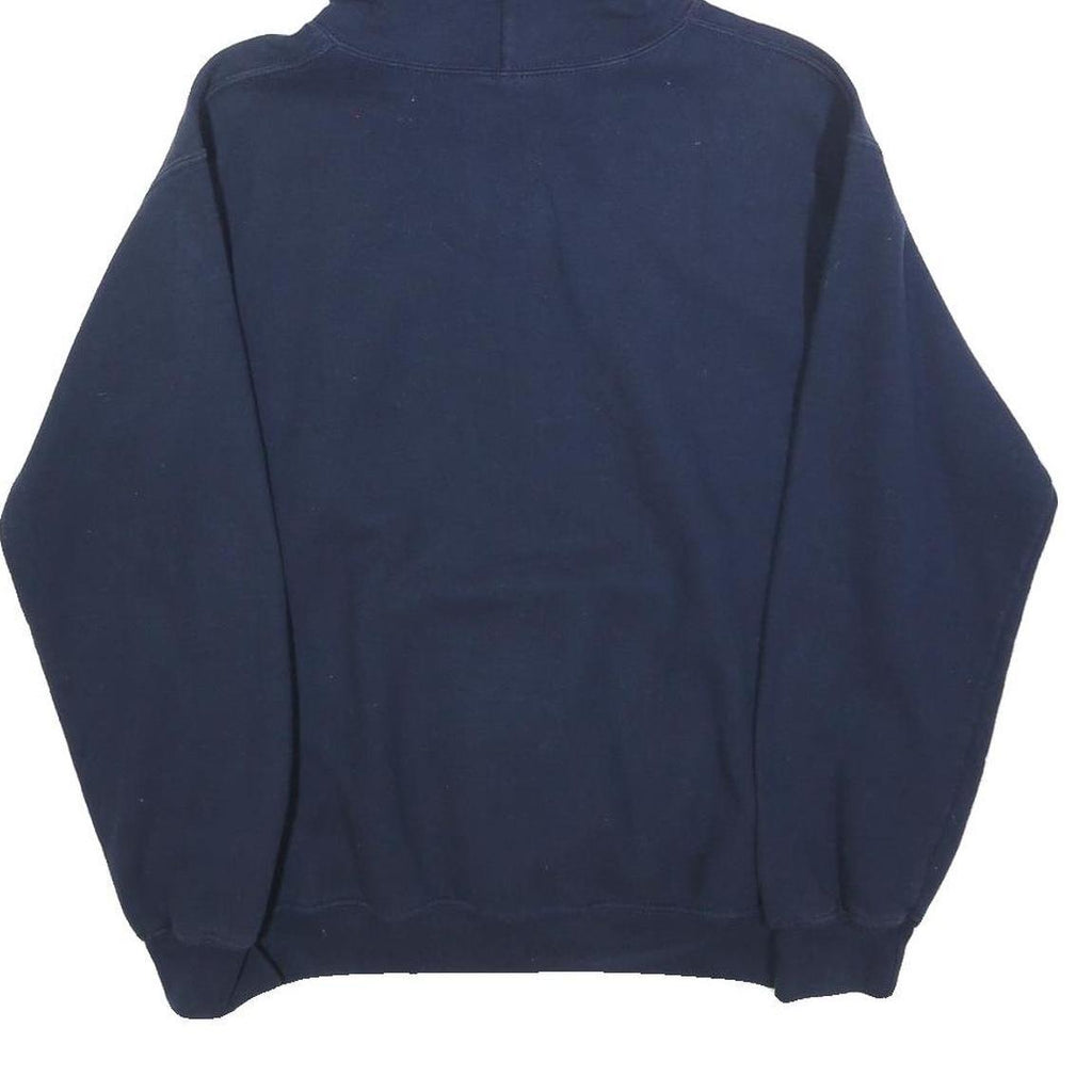 Mens Navy Blue Washington DC Printed Pullover Hoodie M Casual Sweatshirt